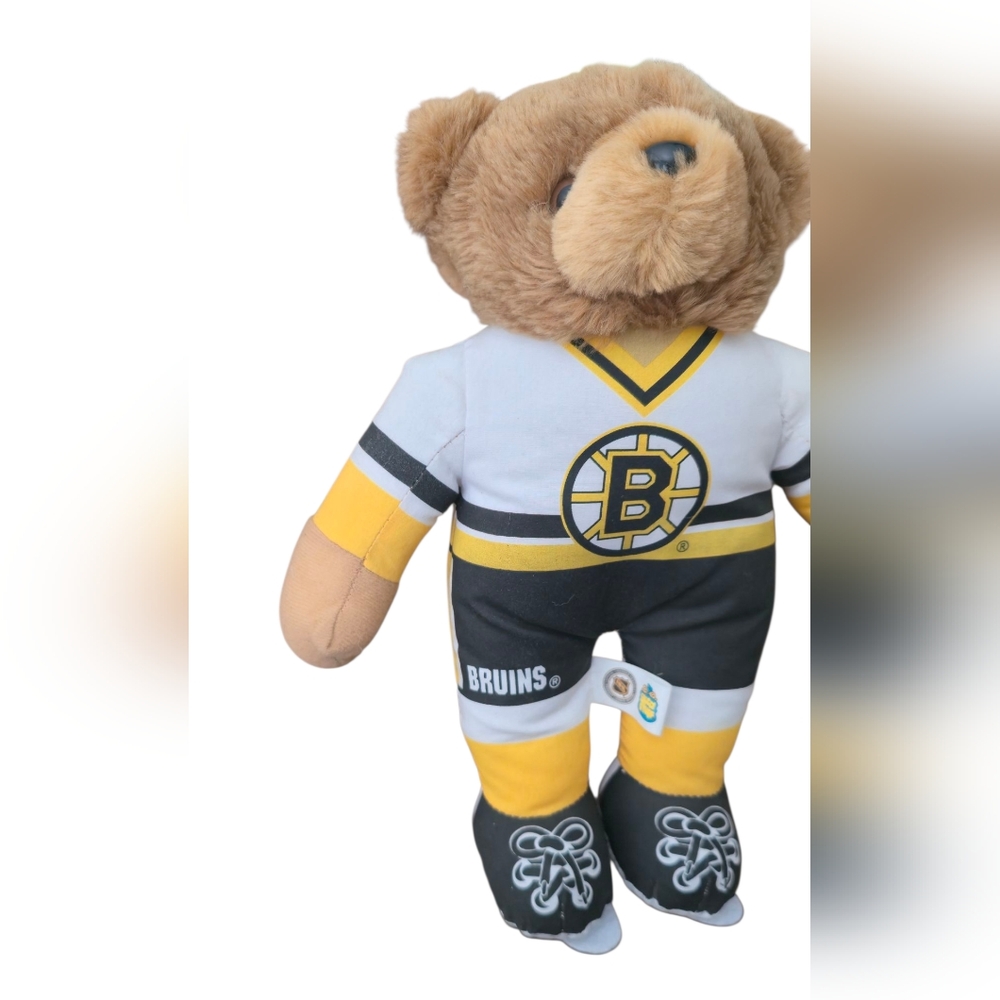 Vintage NHL Good Stuff Boston Bruins Plush Teddy Bear 12" - Picture 3 of 6
